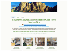 Tablet Screenshot of capetown-southafrica.co.za